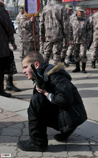 В Симферополе отметили годовщину создания Народного ополчения